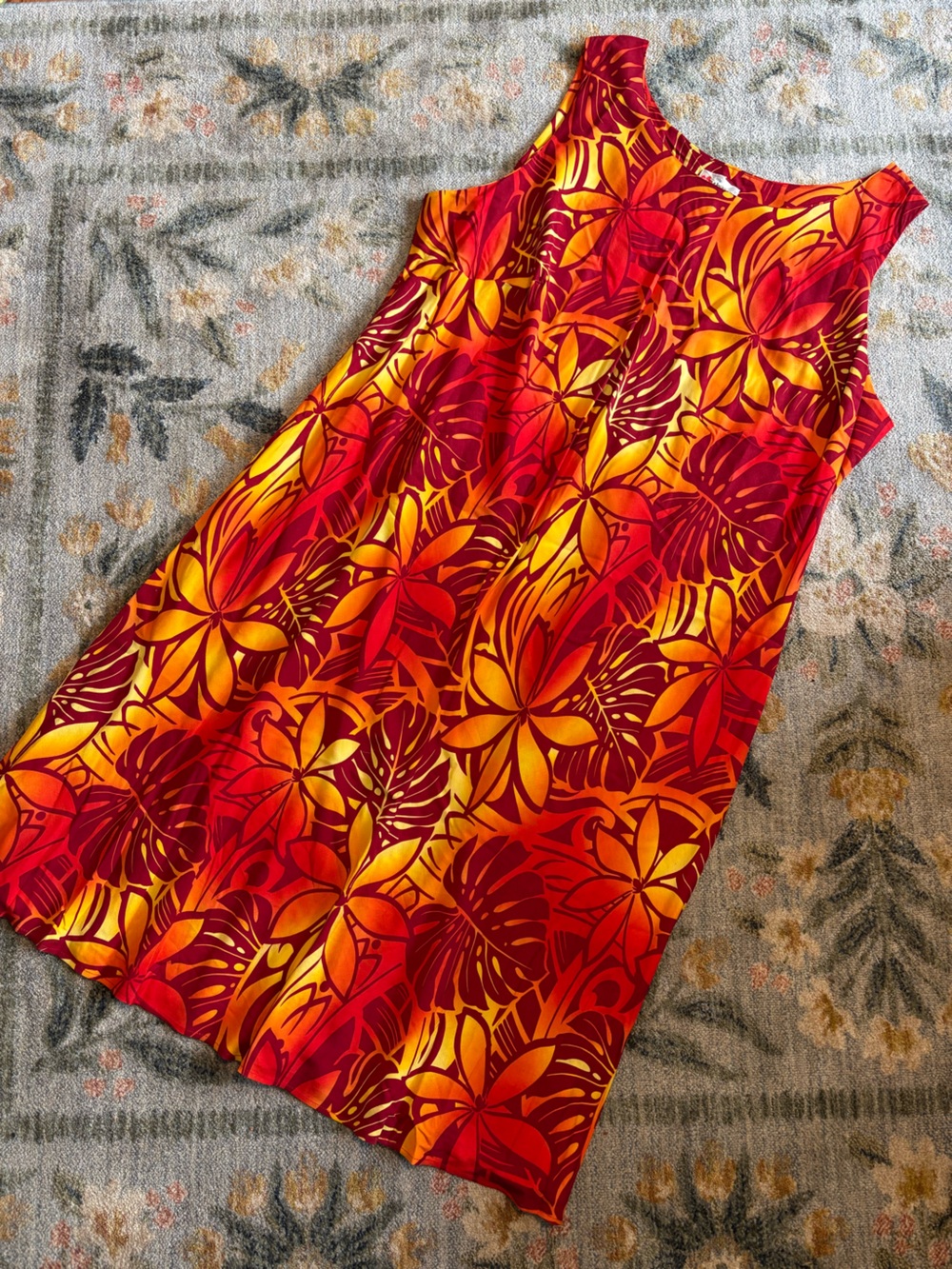 Hilo Hattie Hawaiian Original Women's Dress 3X Midi Tropical Resort